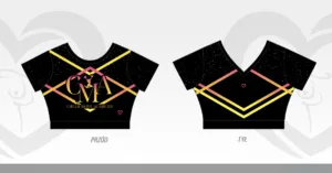 crop top krótki rękaw